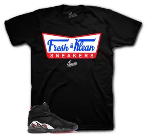 Retro 8 Playoffs Shirt - Fresh & Krispy - Black