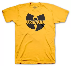 Retro 9 University Gold Shirt - Just Wu It - Gold