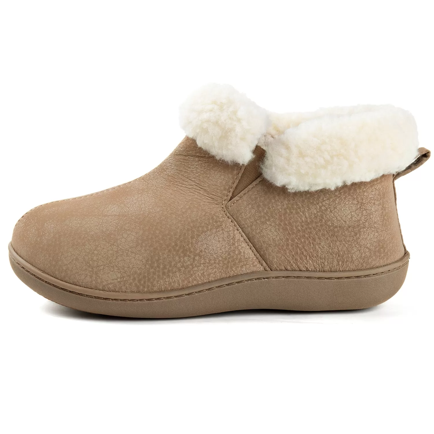 RockDove Women's Sierra Faux Leather Bootie Slipper