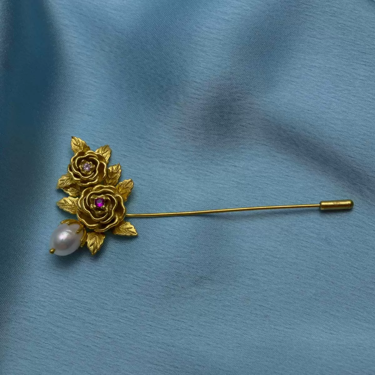 Rose Cherish Stick Brooch