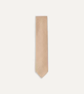 Sand Tussah Hand Rolled Silk Tie