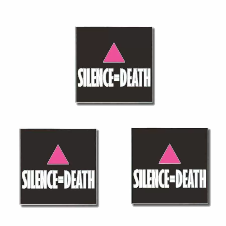 Silence = Death Pin supporting the Ali Forney Center