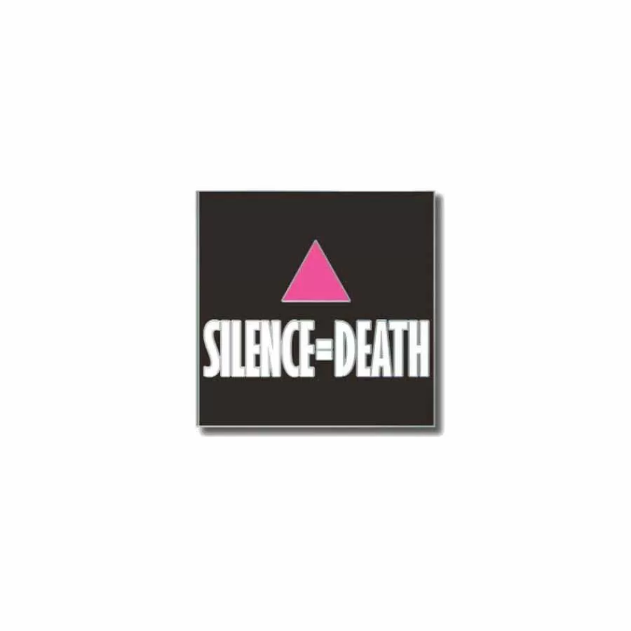 Silence = Death Pin supporting the Ali Forney Center