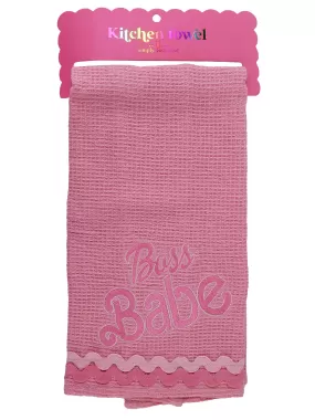 Simply Southern Empowerment Tea Towel - Boss Babe