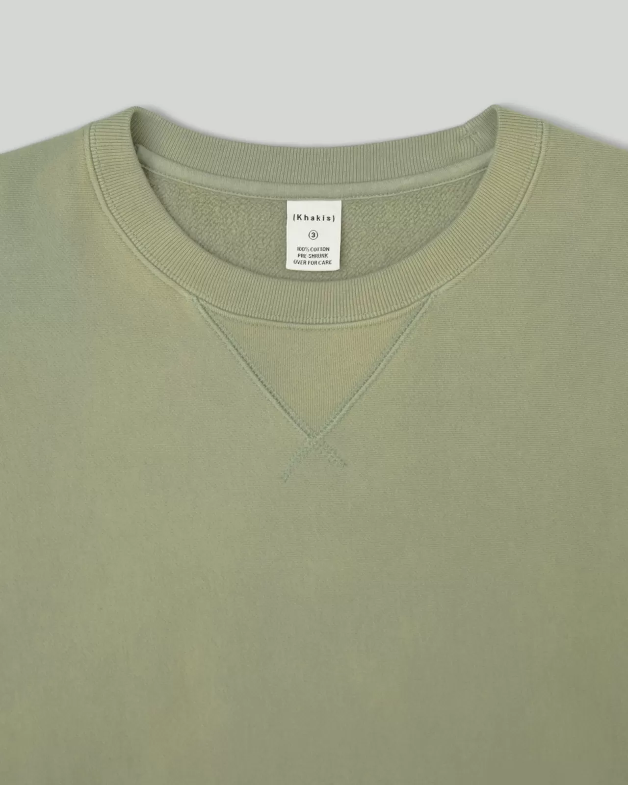 Sun Faded Stock Crewneck Sage