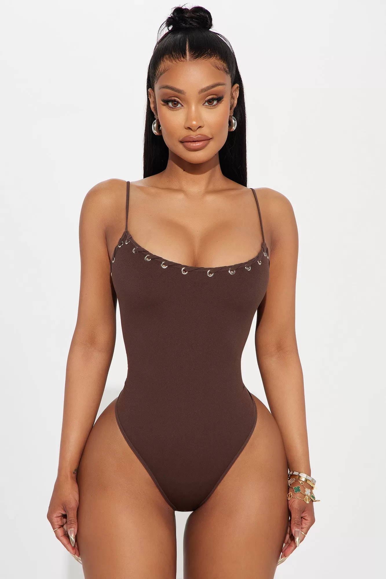 Tamara Seamless Bodysuit - Chocolate