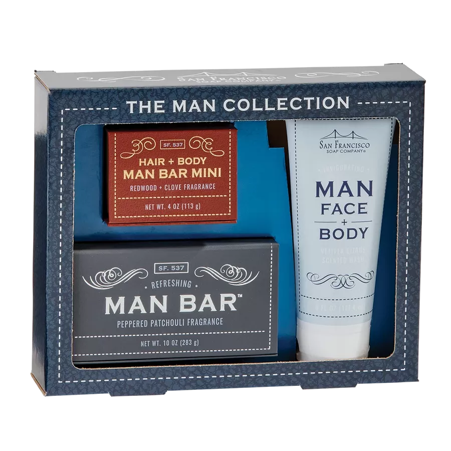 The Man Collection III Gift Set by Man Bar? - Luxury Grooming Essentials for the Modern Man