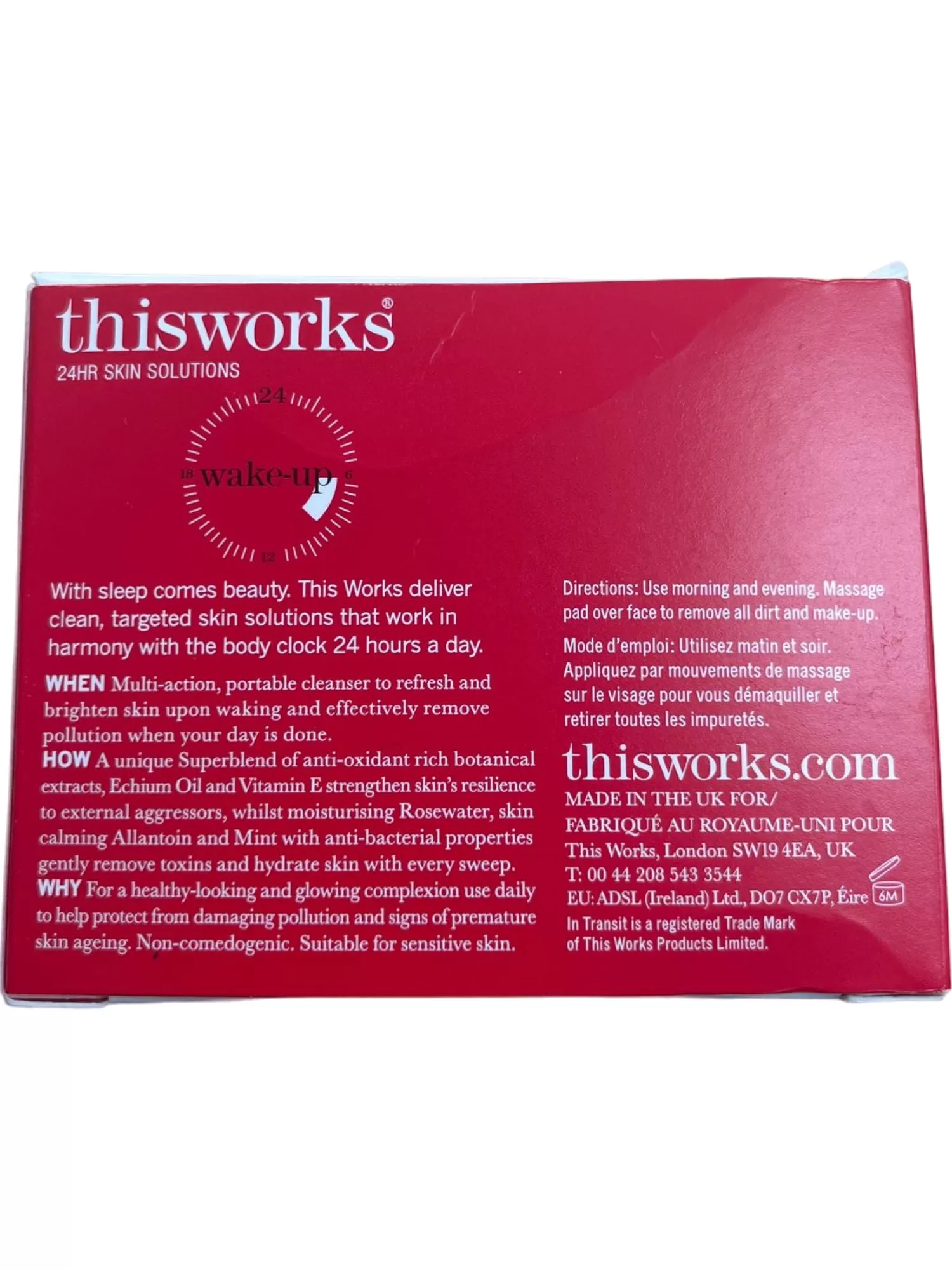 This Works In Transit No Traces Rosewater & Mint Skin 60 Cleansing Pads