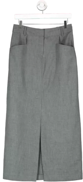 Urban Outfitters Grey Midi Skirt UK S