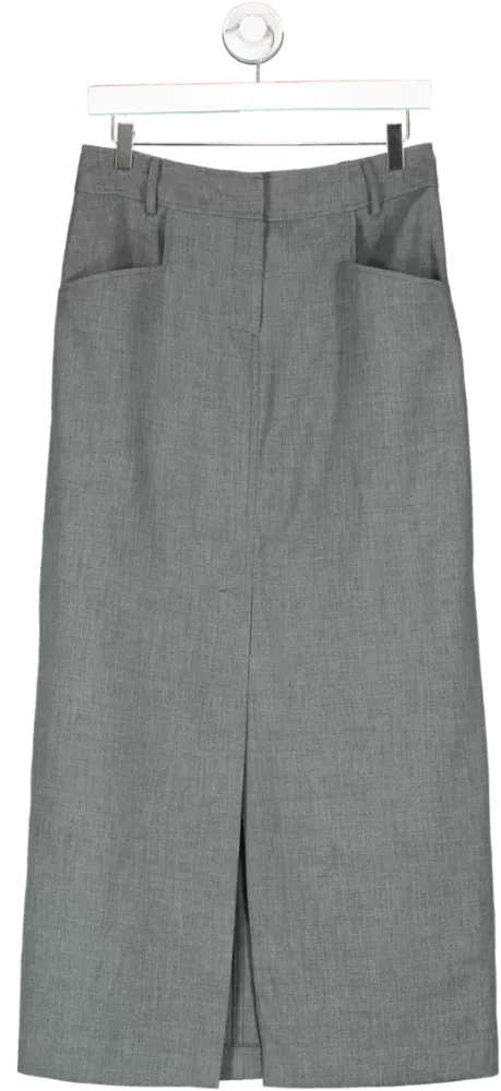 Urban Outfitters Grey Midi Skirt UK S