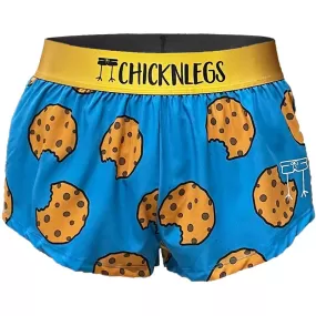 Women's Chocolate Chip Cookies  1.5" Split Shorts